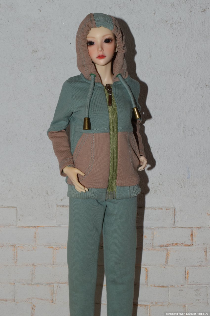 Комплект одежды "Шалфей и миндаль"