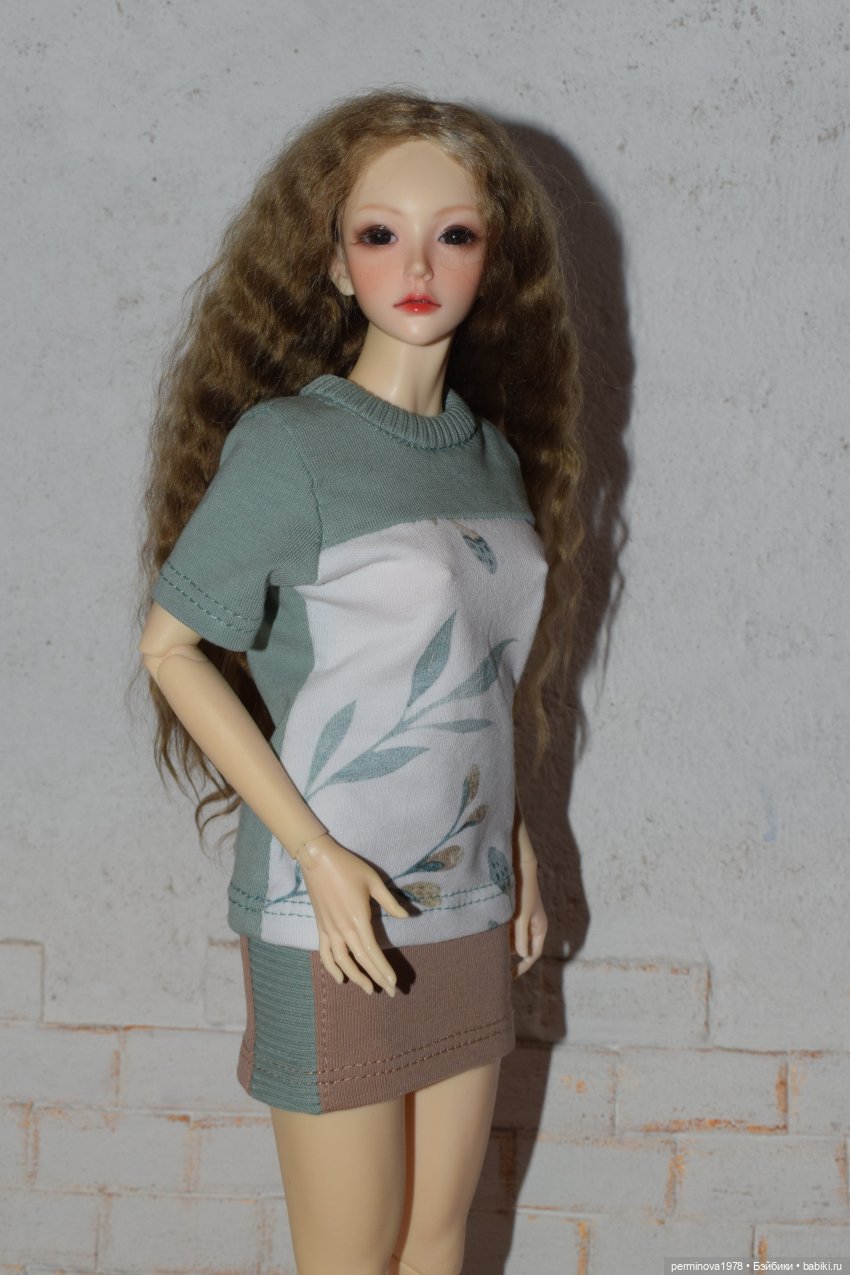 Комплект одежды "Шалфей и миндаль" (фото 8)