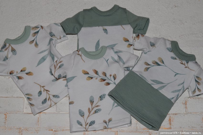 Комплект одежды "Шалфей и миндаль"