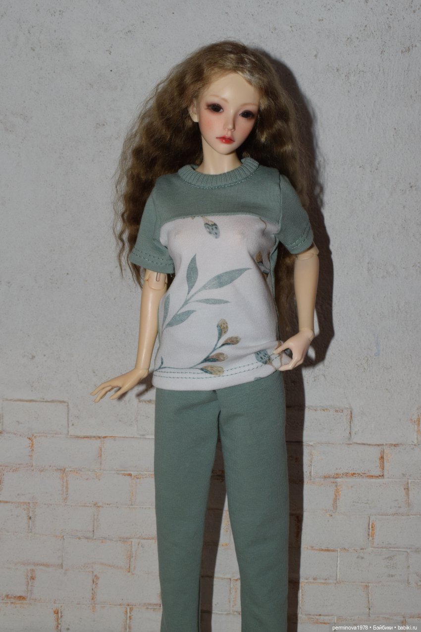 Комплект одежды "Шалфей и миндаль" (фото 2)