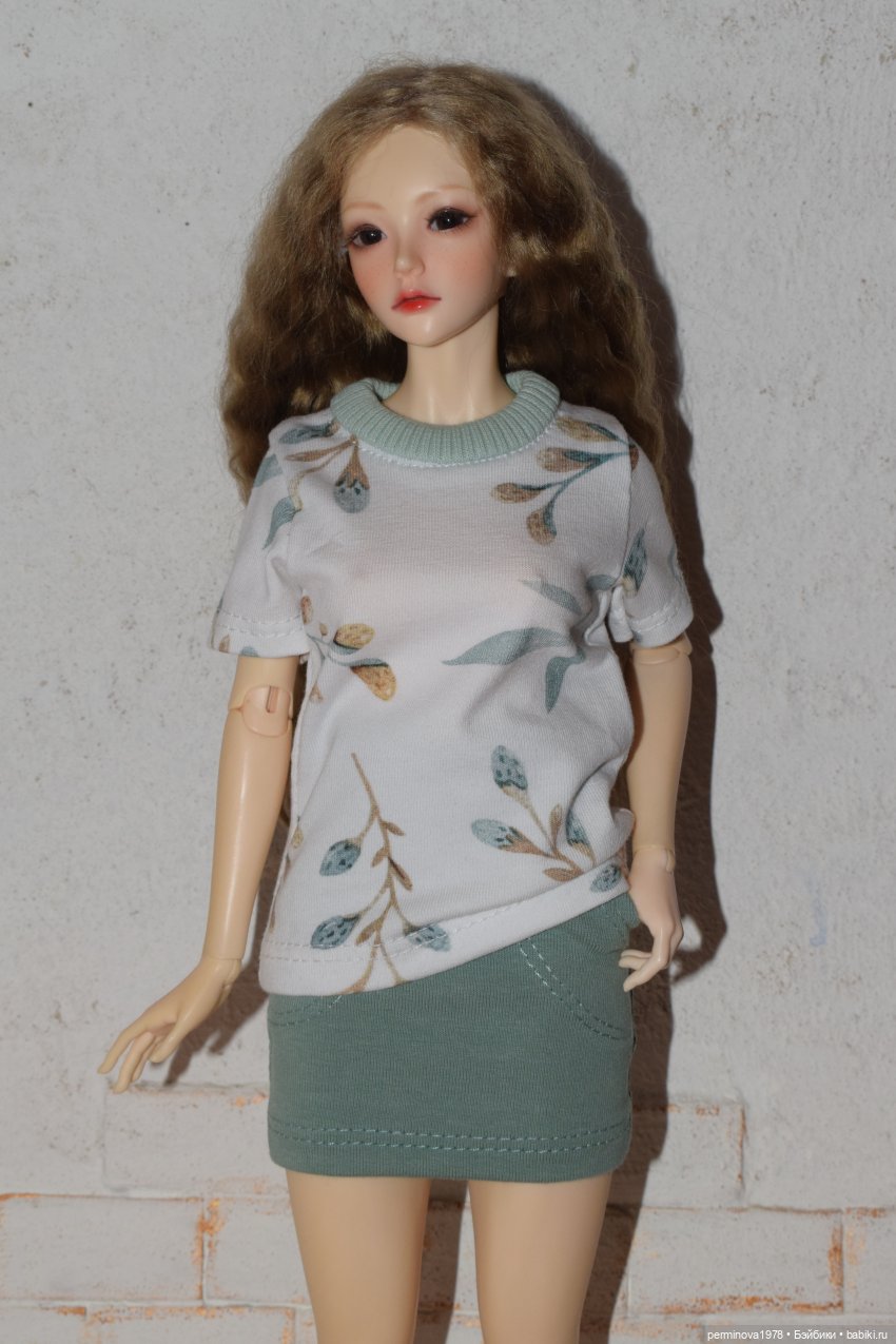 Комплект одежды "Шалфей и миндаль" (фото 4)