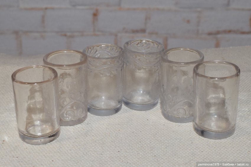 Стаканы — Кукольная миниатюра своими руками: еда