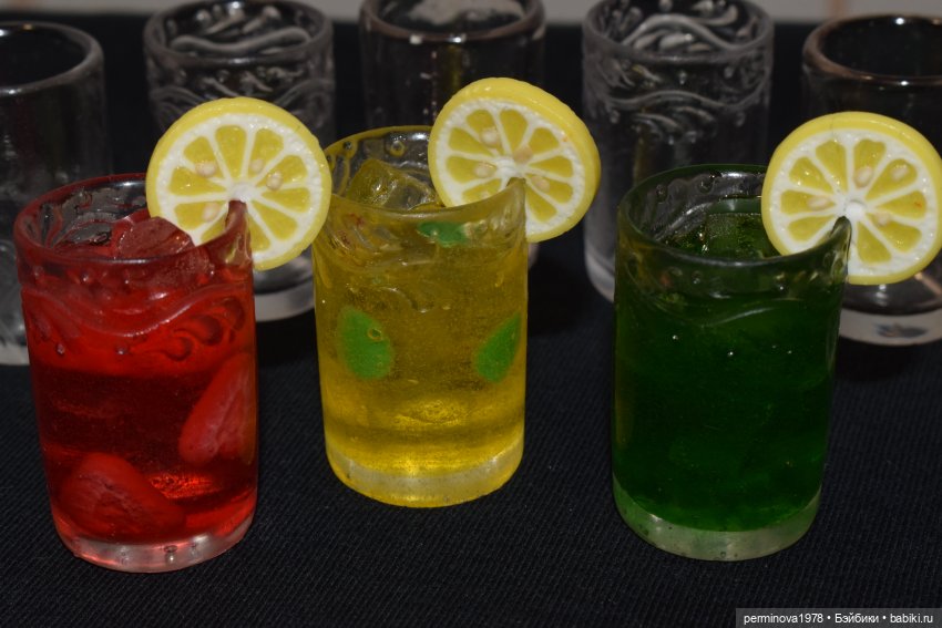 Стаканы — Кукольная миниатюра своими руками: еда (фото 6)