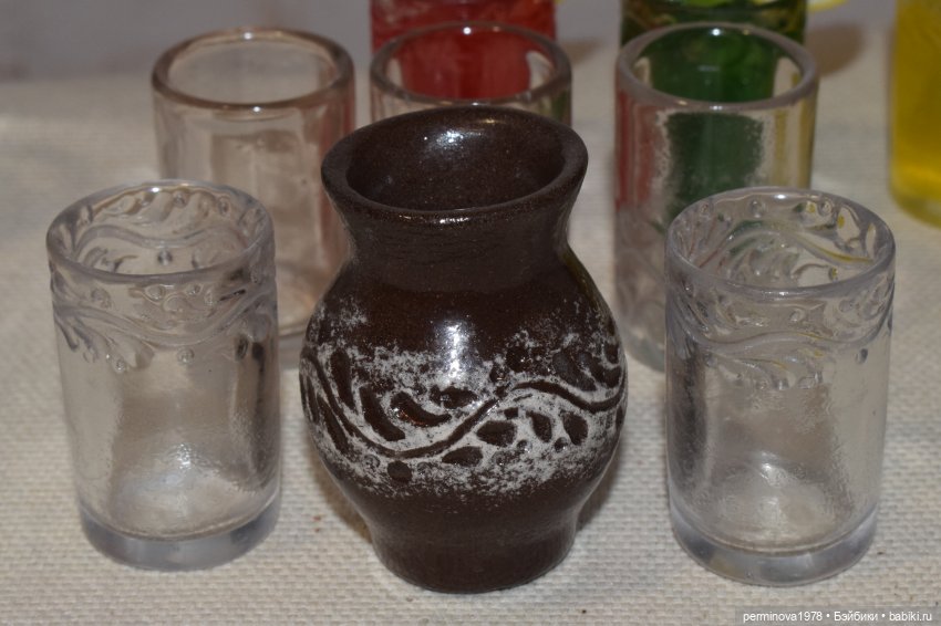 Стаканы — Кукольная миниатюра своими руками: еда (фото 3)