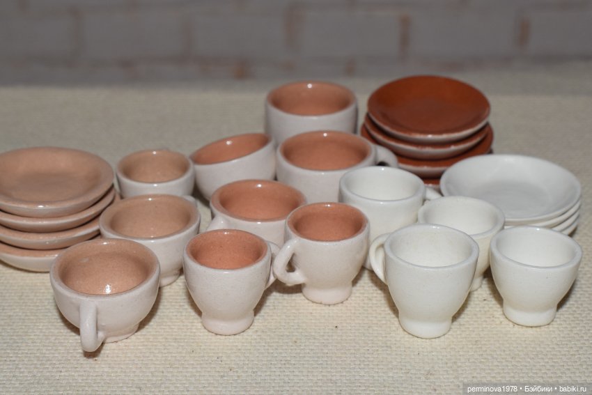 Чайные наборы для кукол 1 к 6 (фото 10)
