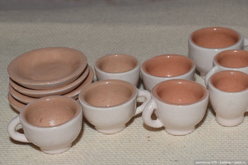 Чайные наборы для кукол 1 к 6 (фото 3)