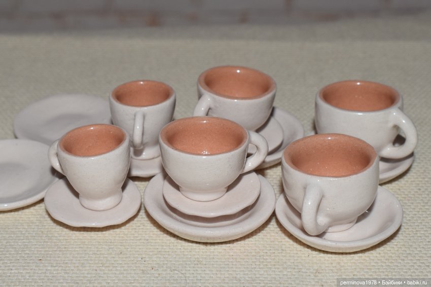 Чайные наборы для кукол 1 к 6 (фото 8)