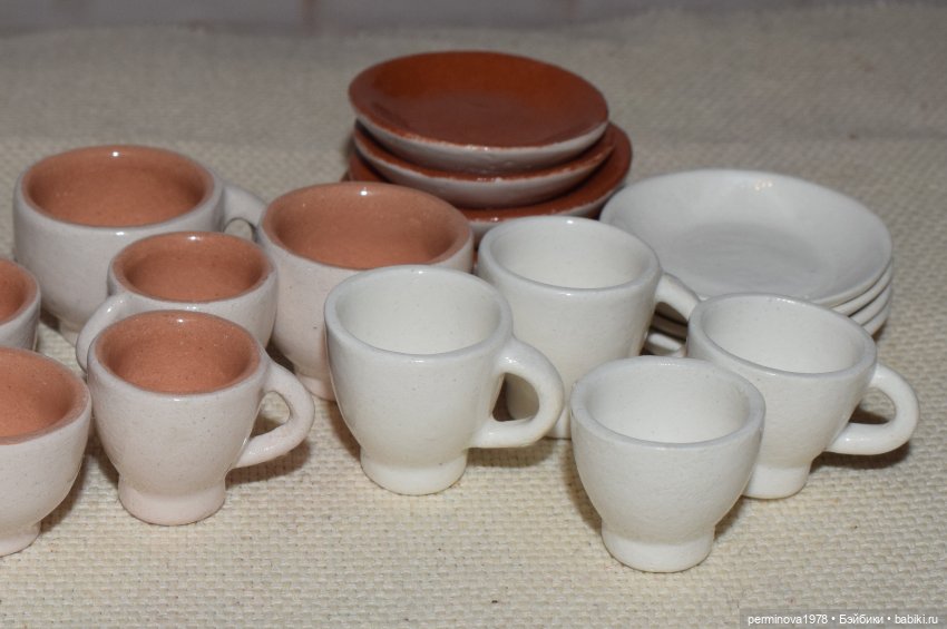 Чайные наборы для кукол 1 к 6 (фото 4)