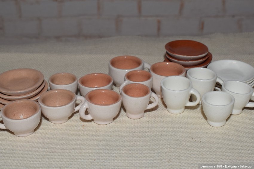 Чайные наборы для кукол 1 к 6 (фото 2)