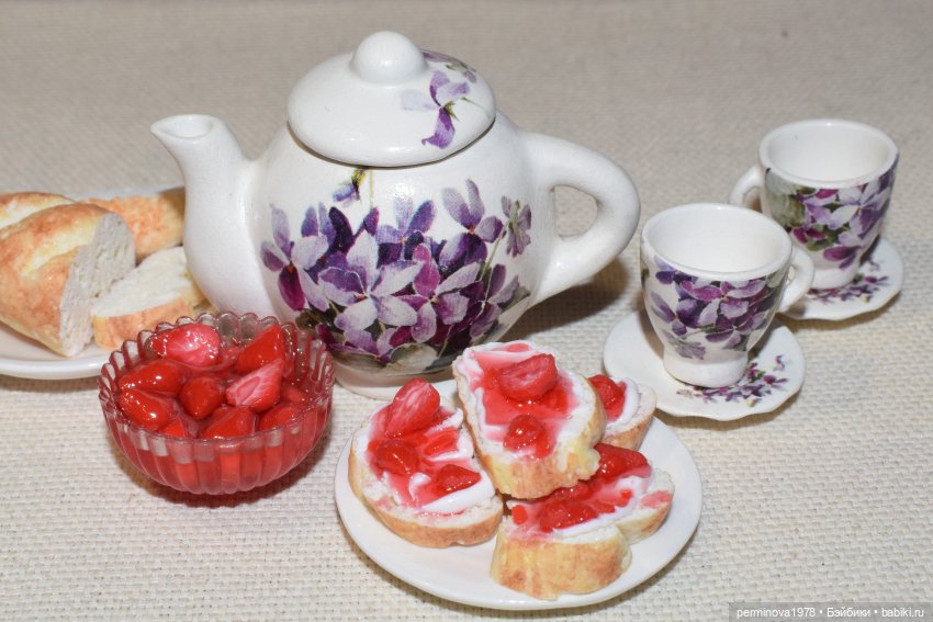 Клубника и творожный сыр. Масштаб 1 к 6 (фото 7)