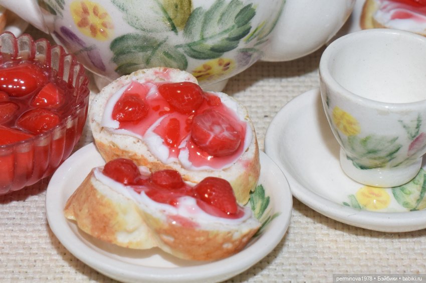 Клубника и творожный сыр. Масштаб 1 к 6 (фото 5)