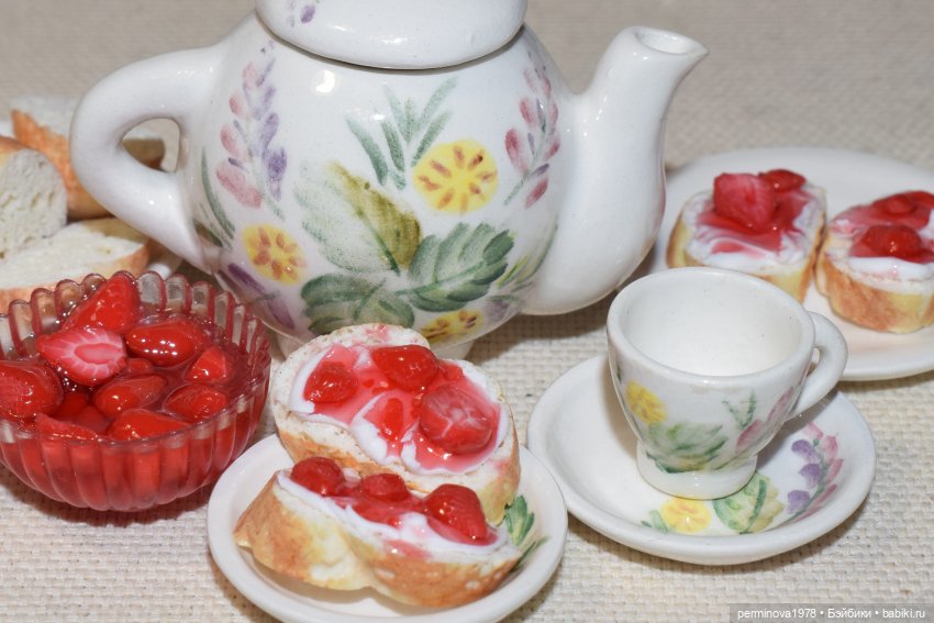 Клубника и творожный сыр. Масштаб 1 к 6 (фото 4)