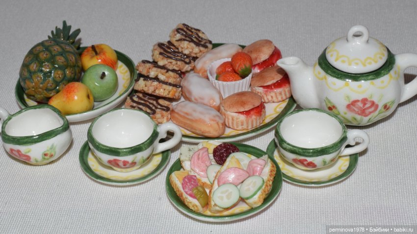 Чайная традиция — Кукольная миниатюра своими руками: еда (фото 4)