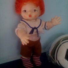 Винтажный итальянский мальчуган рыжик-морячок