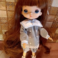 Кукла с каштановым цветом волос типa hola,monst ===