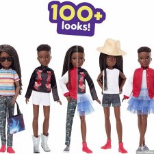 Шарнирная кукла с набором одежды #4 Сreatable world Mattel====