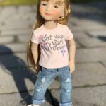 Сара Руби ред Ruby red 37  см нюд+ парик