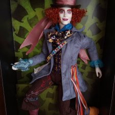 Безумный шляпник 2009 Mattel НРФБ из кф,, Алиса в стране чудес"