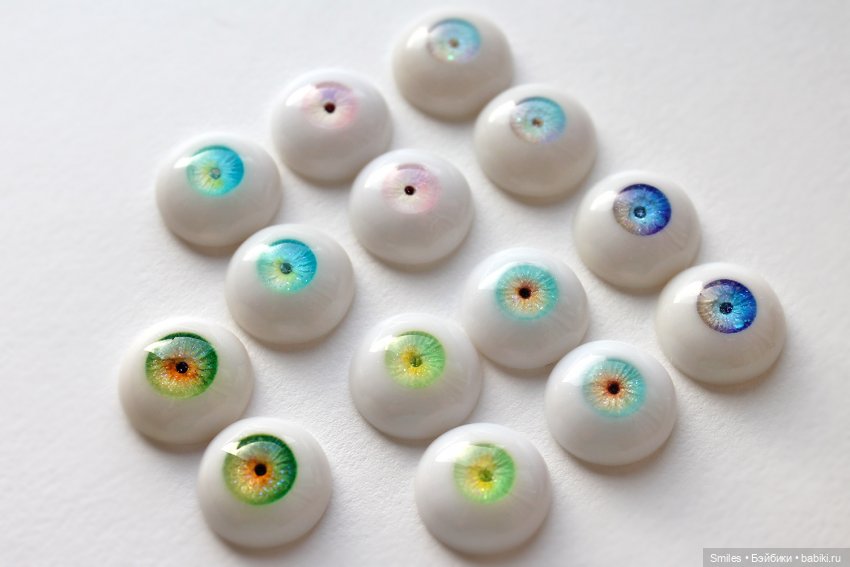 Авторские глаза для БЖД кукол. Часть 2