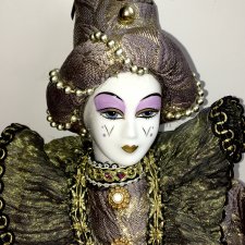Венецианский Арлекин кукла