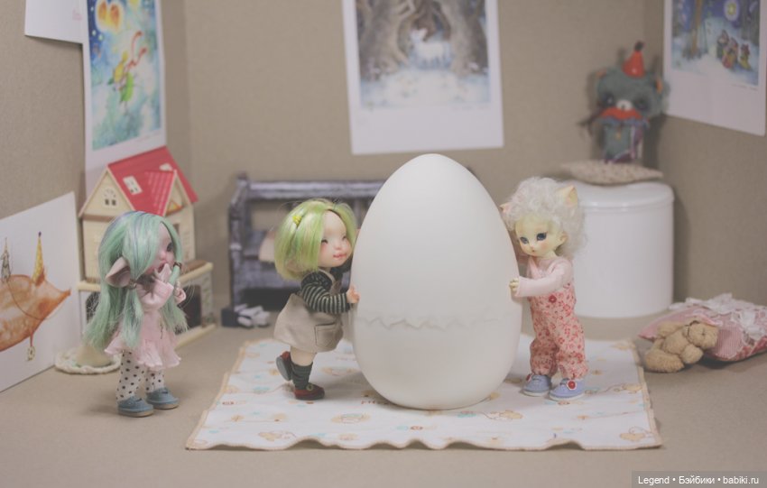Яйцо с сюрпризом — Куклы Nikki Britt (Никки Бритт): авторские BJD (БЖД) (фото 3)