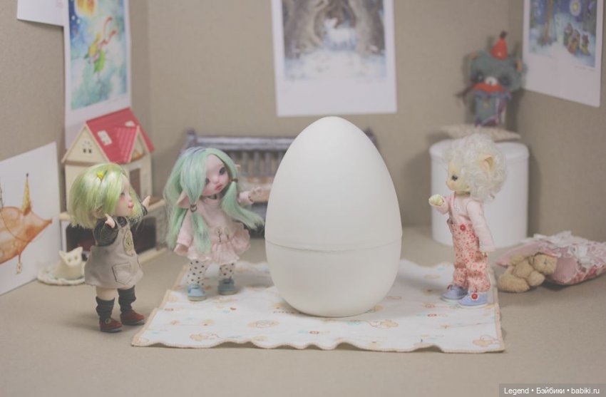 Яйцо с сюрпризом — Куклы Nikki Britt (Никки Бритт): авторские BJD (БЖД) (фото 2)