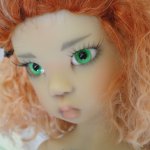 Рыжая и зеленоглазая, кукла Kaye WIggs