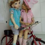 Весна - девочка - велосипед....