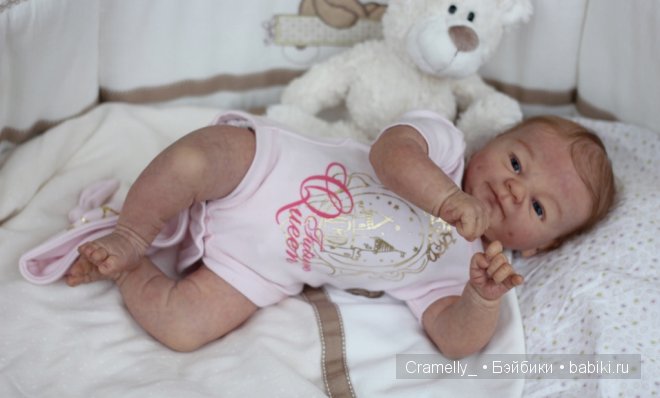Кроха Маковка, кукла реборн из мастерской CRAMELLY (фото 2)