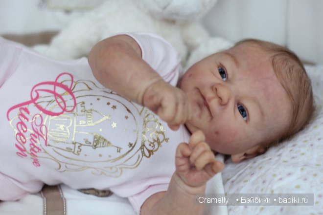 Кроха Маковка, кукла реборн из мастерской CRAMELLY