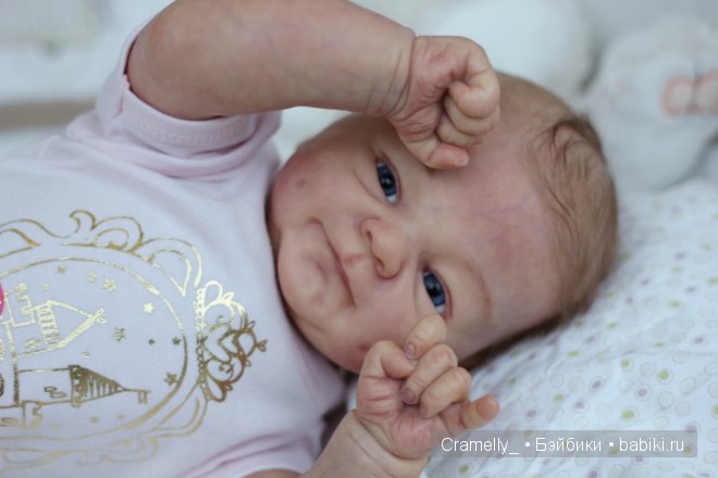 Кроха Маковка, кукла реборн из мастерской CRAMELLY (фото 9)