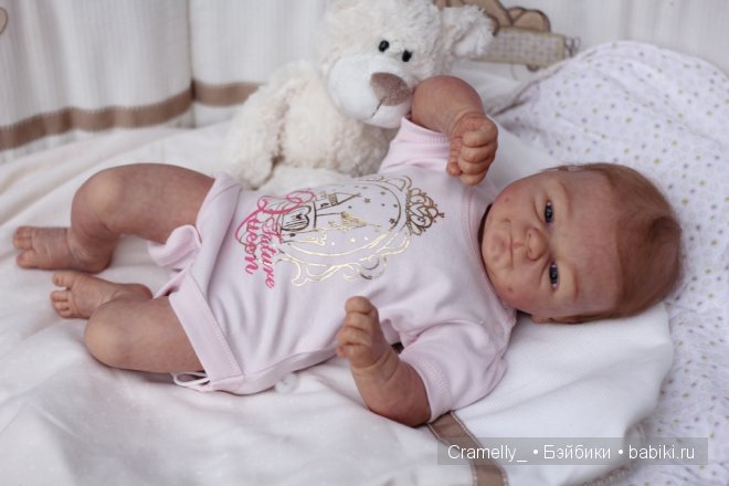Кроха Маковка, кукла реборн из мастерской CRAMELLY (фото 4)