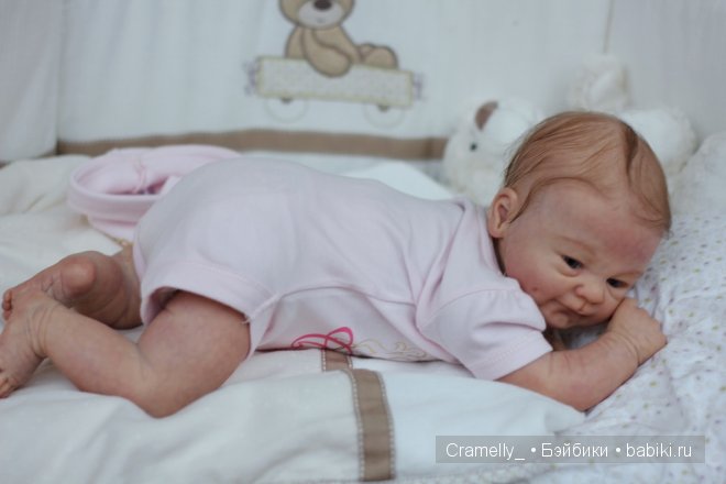 Кроха Маковка, кукла реборн из мастерской CRAMELLY (фото 8)