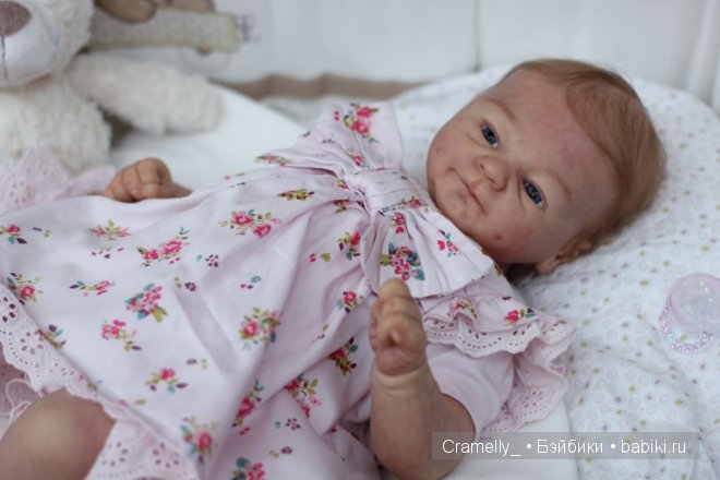 Кроха Маковка, кукла реборн из мастерской CRAMELLY