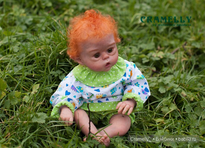 Кукла реборн. Рыжик из мастерской CRAMELLY