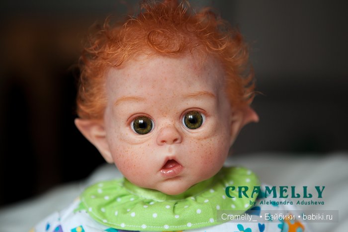 Кукла реборн. Рыжик из мастерской CRAMELLY