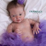 Кукла реборн Фиалочка из мастерской CRAMELLY