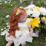 Фея цветов, кукла реборн из мастерской CRAMELLY