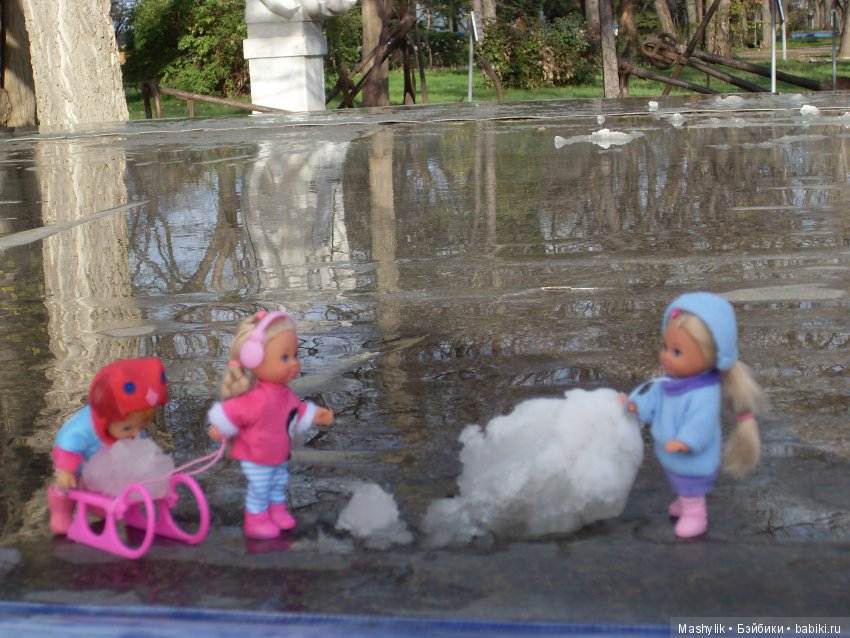 Ура, первый снег | Бэйбики Ура, первый снег — Zapf Creation Mini: Baby Born (фото 9)