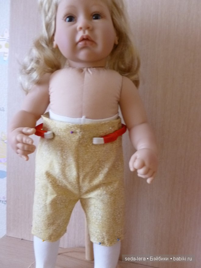 Шьем наряд на куклу Lee Middleton "Мальвина"