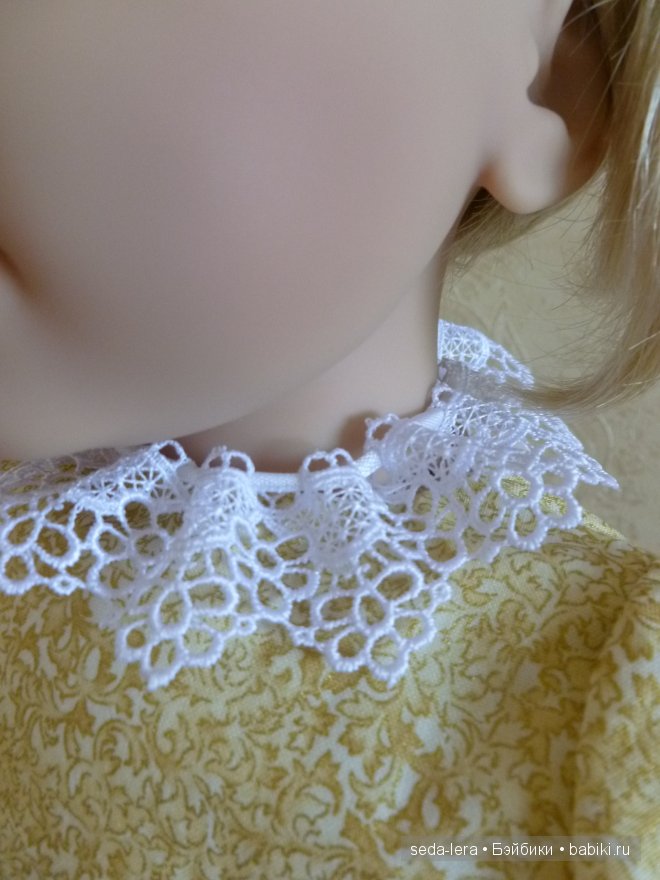 Шьем наряд на куклу Lee Middleton "Мальвина"