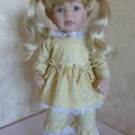 Шьем наряд на куклу Lee Middleton "Мальвина"