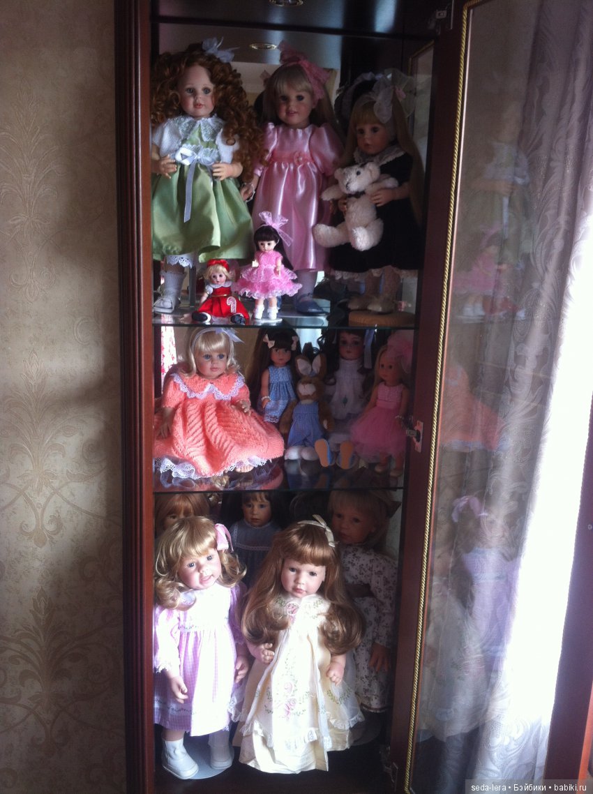 Моя коллекция кукол и как я ее размещаю. Куклы Sissel Skille, GOTZ, Lee Middleton