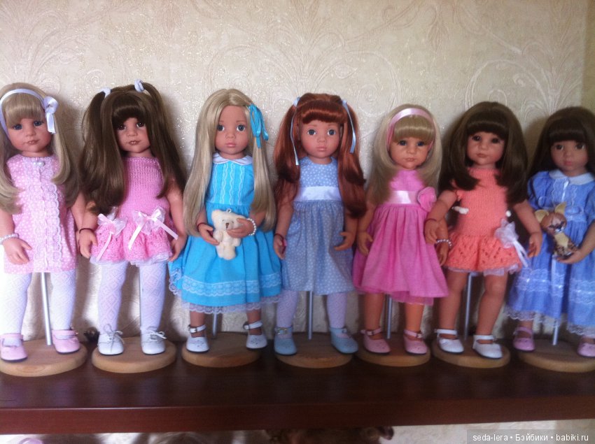 Моя коллекция кукол и как я ее размещаю. Куклы Sissel Skille, GOTZ, Lee Middleton (фото 4)