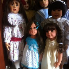 Моя коллекция кукол и как я  ее размещаю. Куклы  Sissel Skille, GOTZ, Lee Middleton