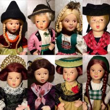 Коллекция австрийских кукол 60гг Baitz