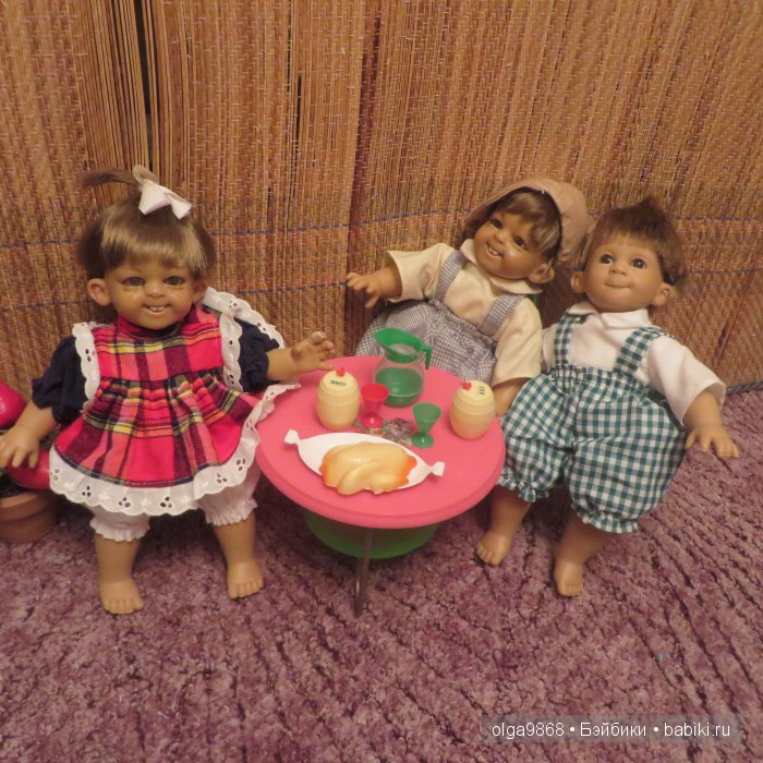 Малышня на отдыхе — Характерные испанские куклы: пупсы с мимикой