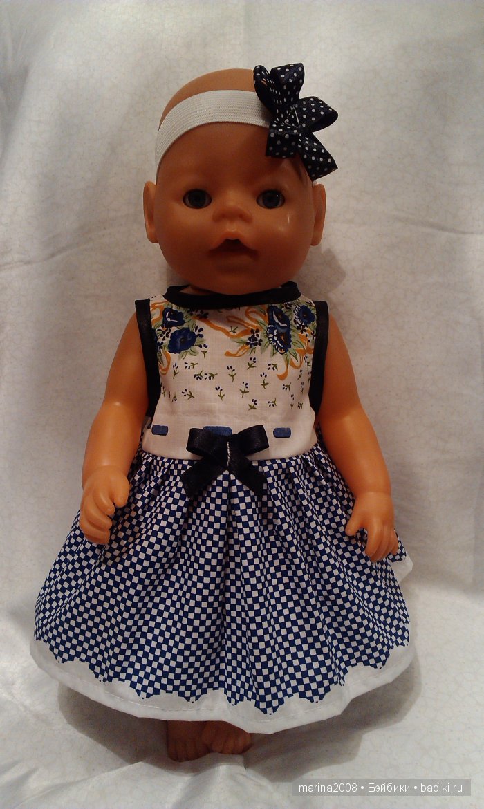Летние платья для Baby born (фото 7)