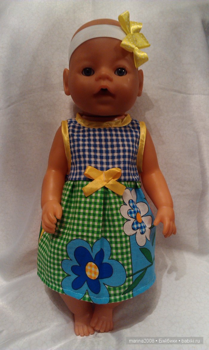 Летние платья для Baby born