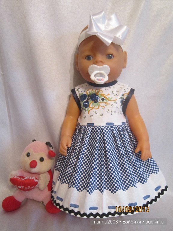 Летние платья для Baby born (фото 9)